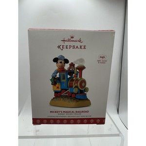 Hallmark 2017 Mickey's Magical Railroad Disney train ornament Magic NIB